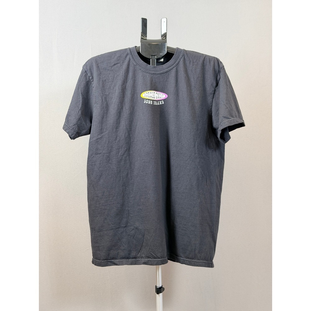Locals Only Long Island Graphic T Shirt Mens‎ Large Dark Gray Comfort Colors